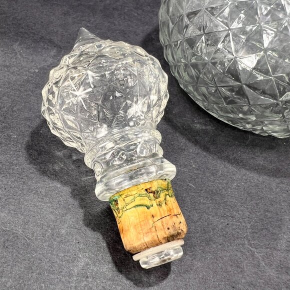 Vintage Smirnoff Vodka Glass Decanter Genie Bottle Federal Law Forbids Sale 50s - Picture 11 of 16